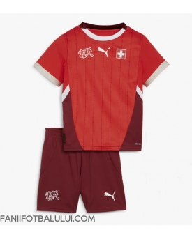 Elveția Echipament de Fotbal Replică European 2024 Copii Acasa (+ Șorturi)